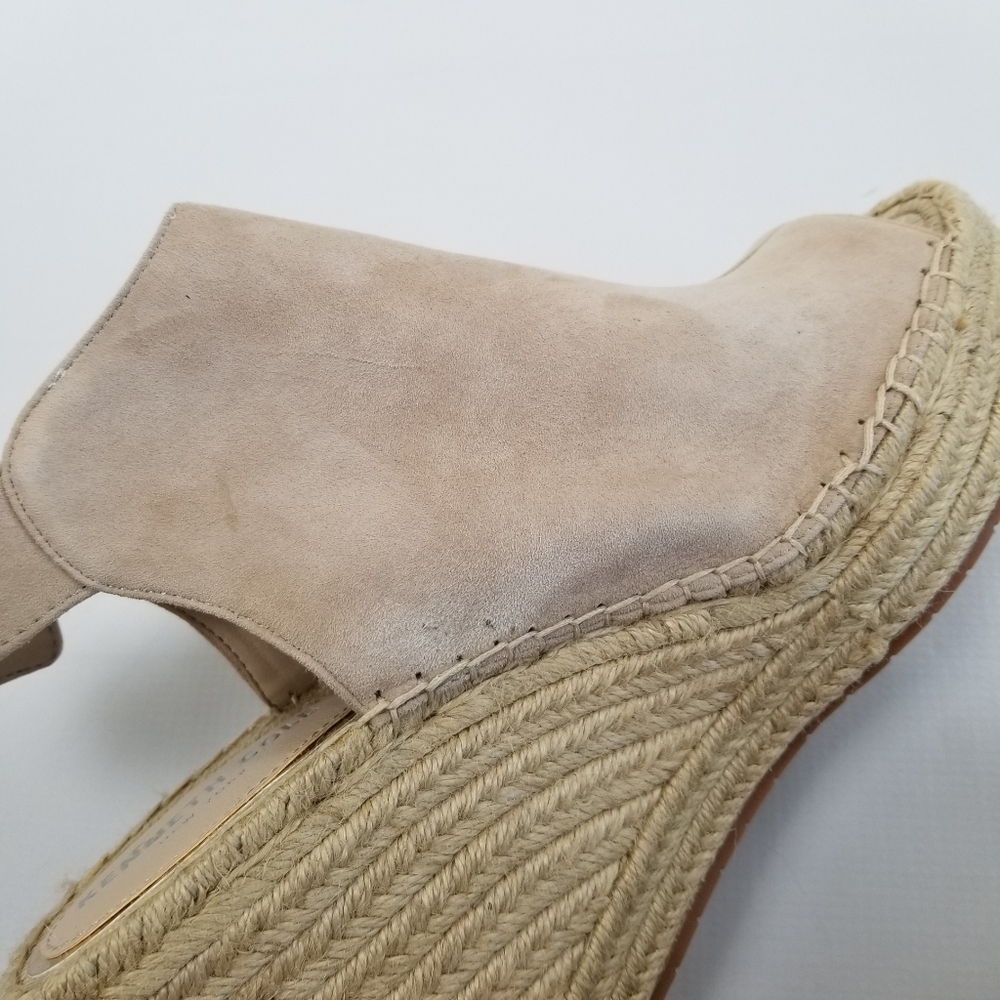 Kenneth Cole New York Olivia Espadrille Peep-Toe Wedge Sandals Shoes Size 11 - Picture 10 of 12